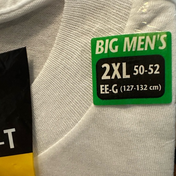 Lot Of 2-Fruit Of The Loom Muscle Pocket TShirt Vintage 2001 Mens 2XL Sleeveless - Picture 3 of 5